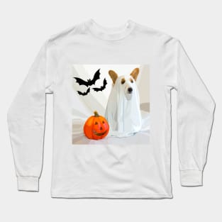 Corgi on Halloween Long Sleeve T-Shirt